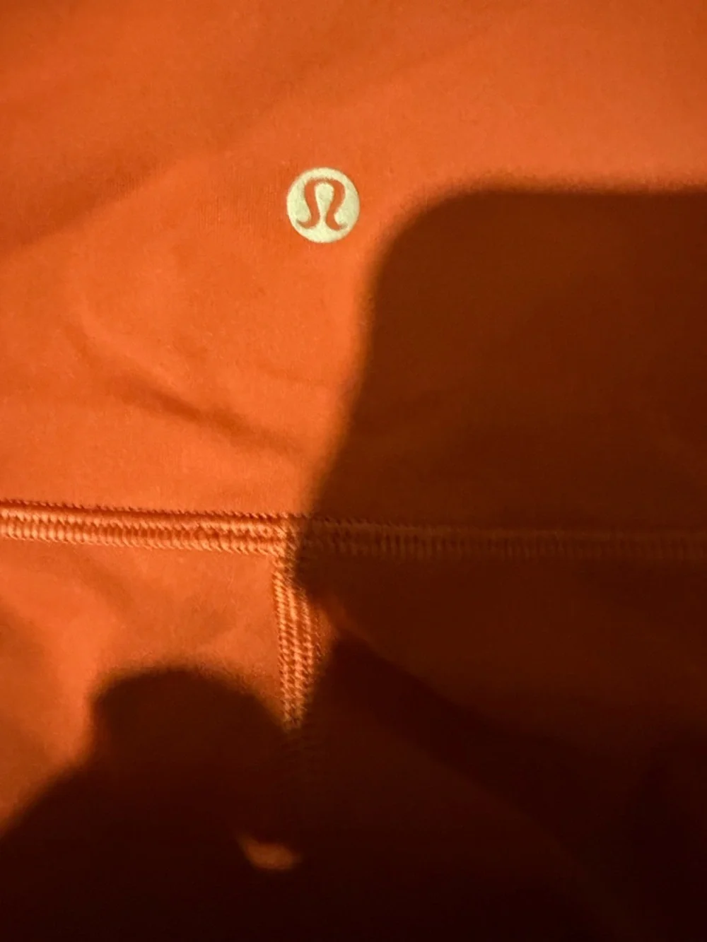 Lululemon High-Waisted Orange Yoga Pants